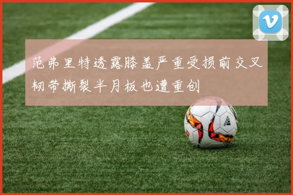 范弗里特透露膝盖严重受损前交叉韧带撕裂半月板也遭重创
